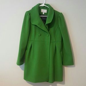 Gorgeous green wool peacoat